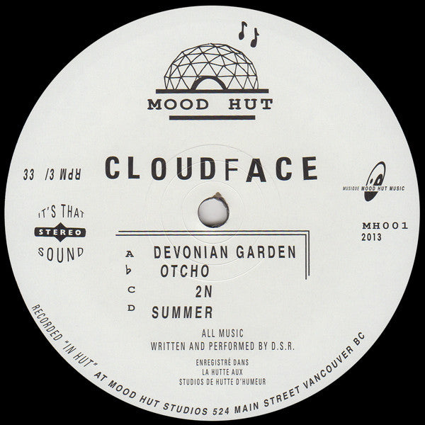 Cloudface : Devonian Garden (12", EP, RP)