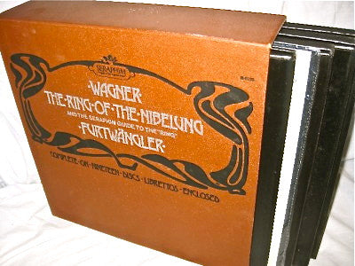Richard Wagner - Orchestra Sinfonica Di Roma Della RAI Conducted By Wilhelm Furtwängler : The Ring Of The Nibelung And the Seraphim Guide To The "Ring" (19xLP, Album + 5xBox, Wit)
