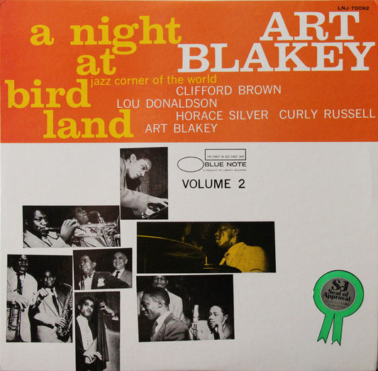 Art Blakey Quintet - A Night At Birdland, Volume 2 vinyl record, LP (Near Mint (NM or M-)) | Lulo Records