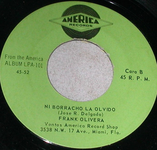Frank Olivera : Paso Doble Cubano (7")