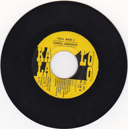 Carol Addison : I Got The Notion, You Got The Motion (7", Single)
