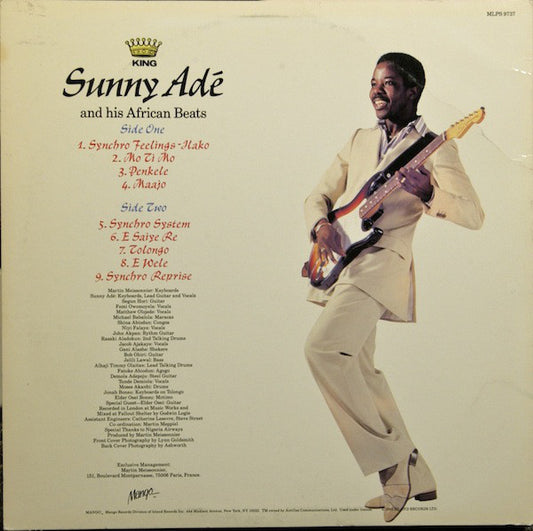 King Sunny Ade & His African Beats : Synchro System (LP, Album)