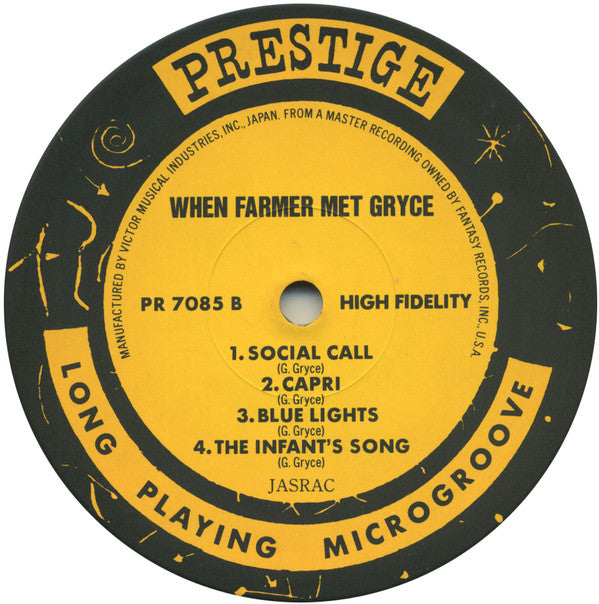 Art Farmer Quintet Featuring Gigi Gryce : When Farmer Met Gryce (LP, Album, Mono, RE)