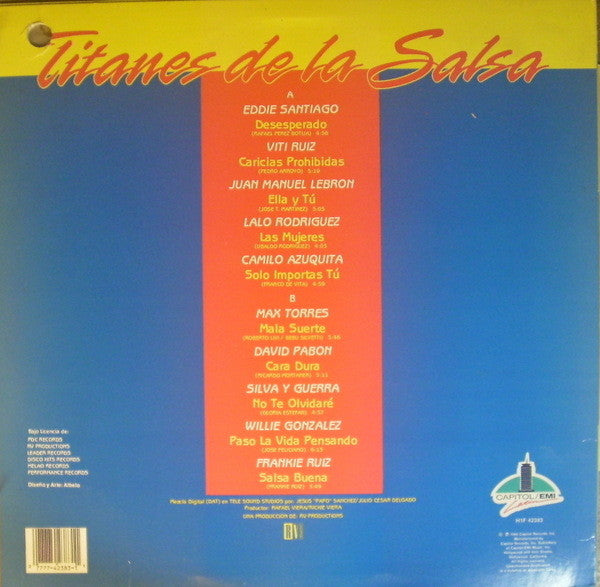 Various : Titanes De La Salsa (LP, Comp)