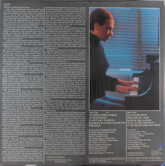 Barbara Carroll - Barbara Carroll vinyl record, LP (Near Mint (NM or M-)) | Lulo Records