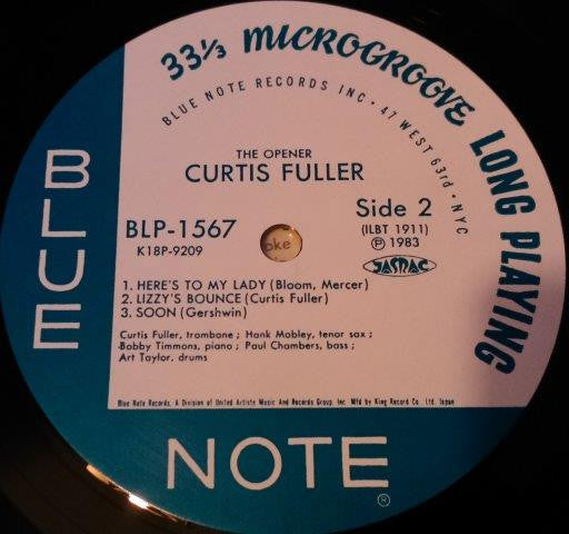 Curtis Fuller : The Opener (LP, Album, Mono, RE)