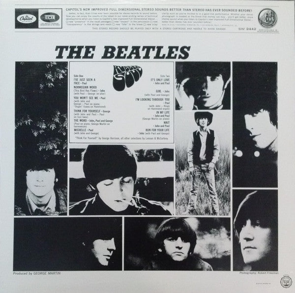 The Beatles : Rubber Soul (LP, Album, RE, RP, Pur)