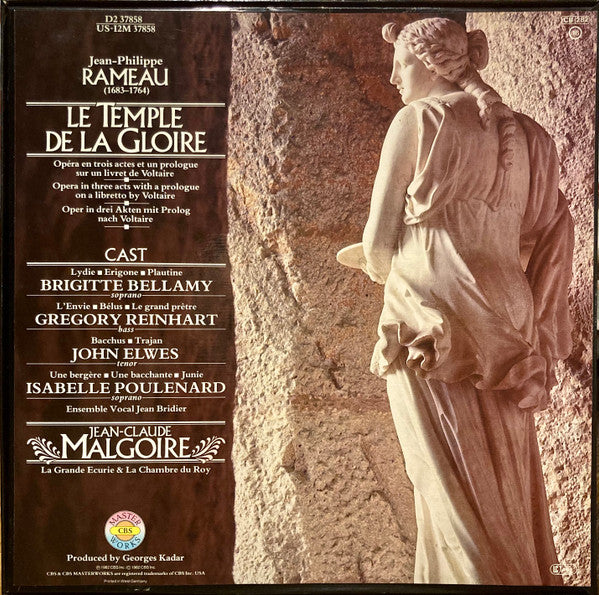 Jean-Philippe Rameau, Jean-Claude Malgoire, La Grande Ecurie Et La Chambre Du Roy : Le Temple De La Gloire (2xLP + Box)