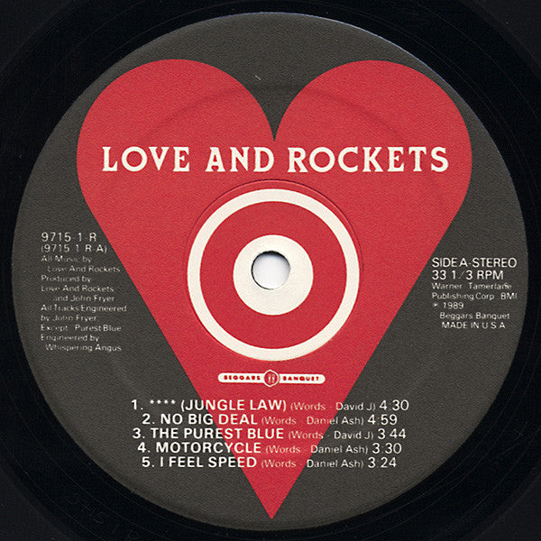 Love And Rockets : Love And Rockets (LP, Album)
