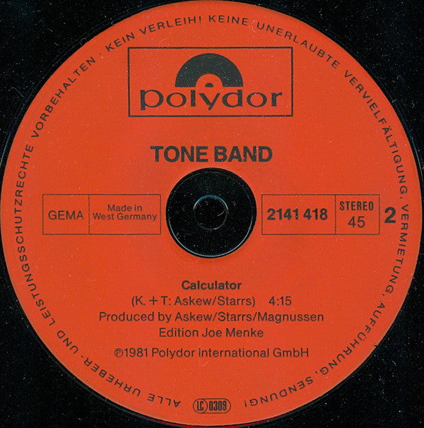 Tone Band : Germany Calling (12", Maxi)