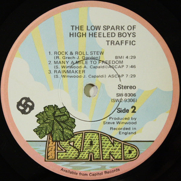Traffic : The Low Spark Of High Heeled Boys (LP, Album, Win)