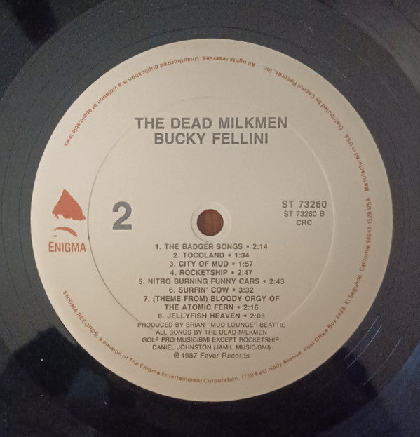 The Dead Milkmen : Bucky Fellini (LP, Album, Club)
