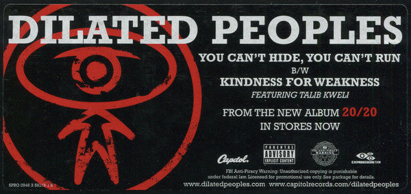Dilated Peoples : You Can't Hide, You Can't Run (12", Promo)