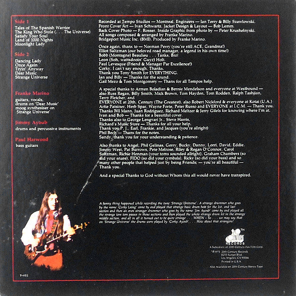 Mahogany Rush : Strange Universe (LP, Album)