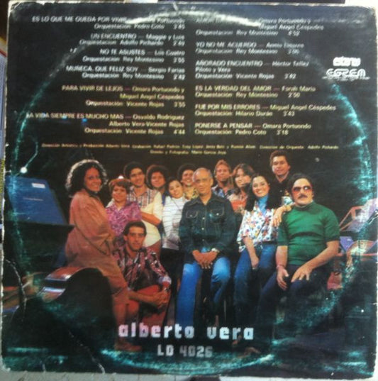 Alberto Vera - La Musica de Alberto Vera vinyl record, LP (Near Mint (NM or M-)) | Lulo Records