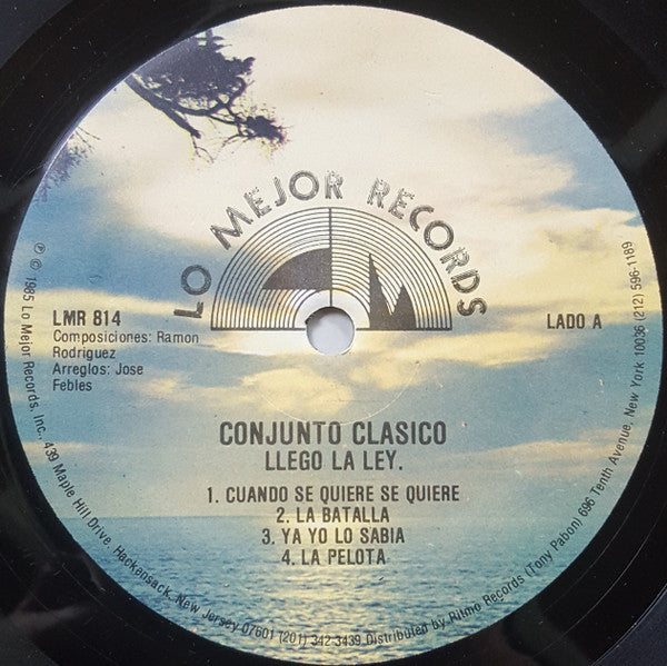 Conjunto Clasico Canta: Tito Nieves : Llego La Ley (LP, Album)
