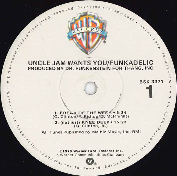 Funkadelic : Uncle Jam Wants You (LP, Album, Win)