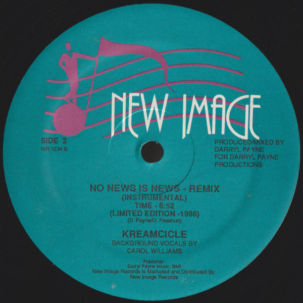 Kreamcicle : No News Is News (Remix) (12", Ltd)