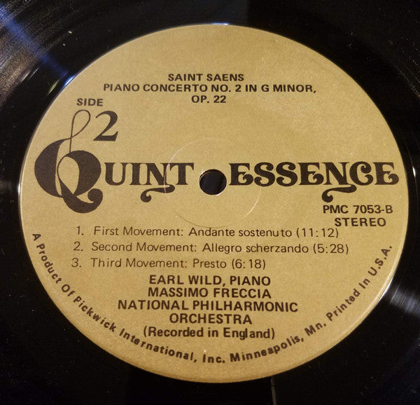 Earl Wild, Jascha Horenstein, Royal Philharmonic Orchestra, Massimo Freccia, National Philharmonic Orchestra : Earl Wild Piano Concertos (LP, Comp)