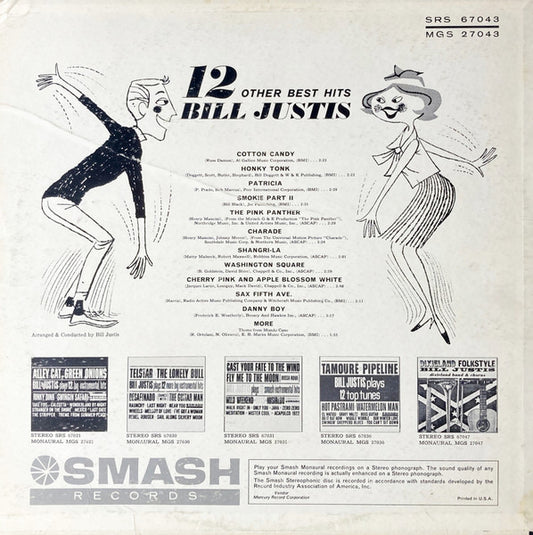 Bill Justis - 12 Other Instrumental Hits vinyl record, LP (Mint (M)) | Lulo Records