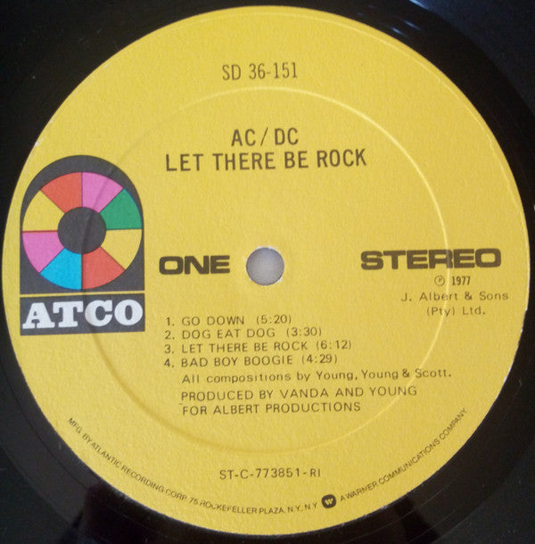 AC/DC : Let There Be Rock (LP, Album, RI )
