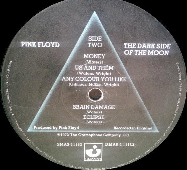 Pink Floyd : The Dark Side Of The Moon (LP, Album, RE, Win)