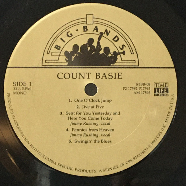 Count Basie : Big Bands: Count Basie (2xLP, Comp, Mono, Hal)