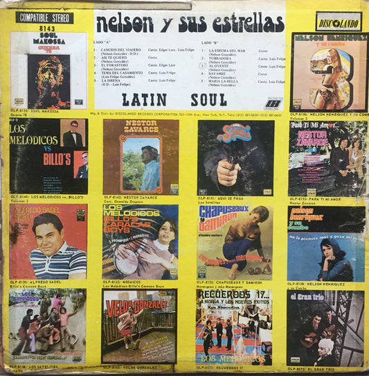 Nelson Y Sus Estrellas : Latin Soul (LP, Album)