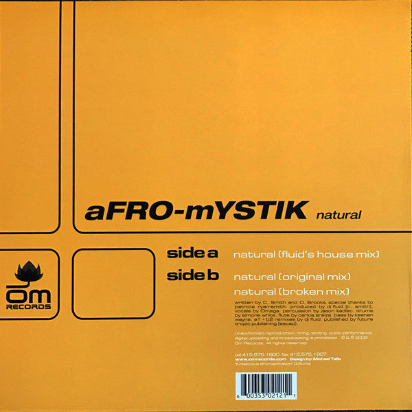 Afro-Mystik : Natural (12")