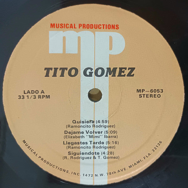 Tito Gomez (2) : Un Nuevo Horizonte (LP, Album)