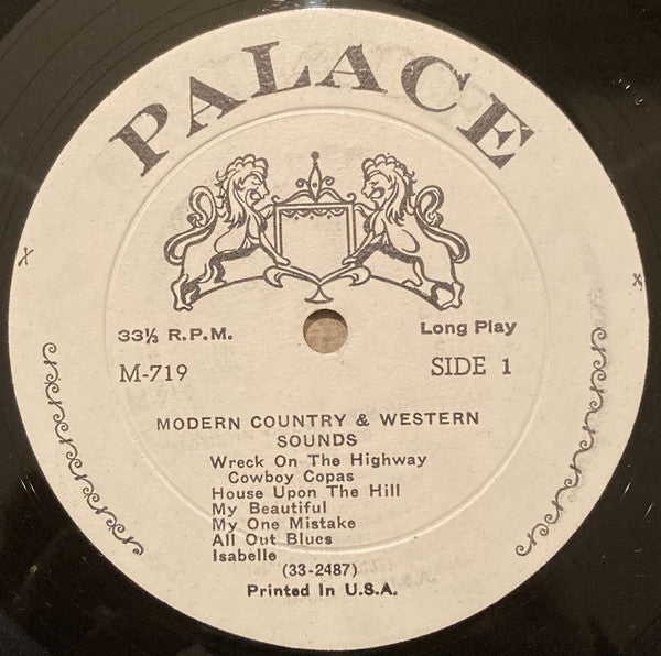 Various : Modern Country & Western Sounds (LP, Comp, Mono)