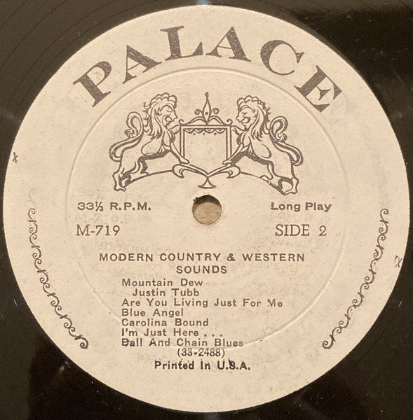 Various : Modern Country & Western Sounds (LP, Comp, Mono)