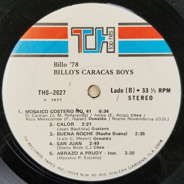 Billo's Caracas Boys : Billo 78 (LP, Album)