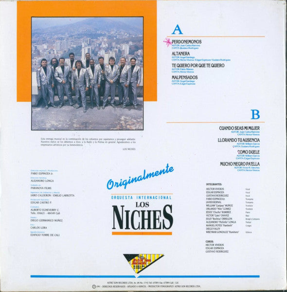 Los Niches : Originalmente (LP, Album)