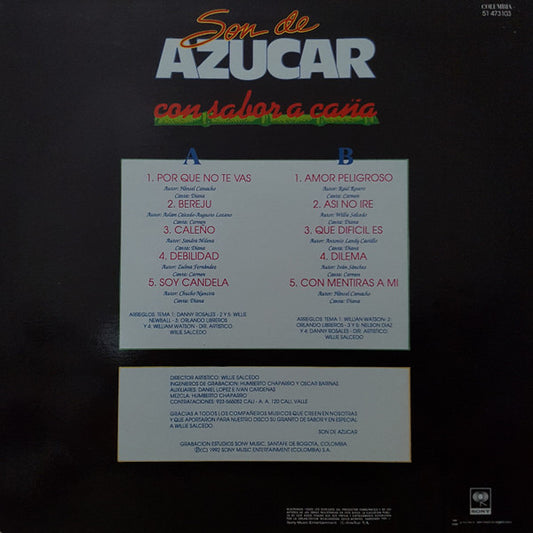 Son De Azúcar : Con Sabor A Caña (LP, Album)