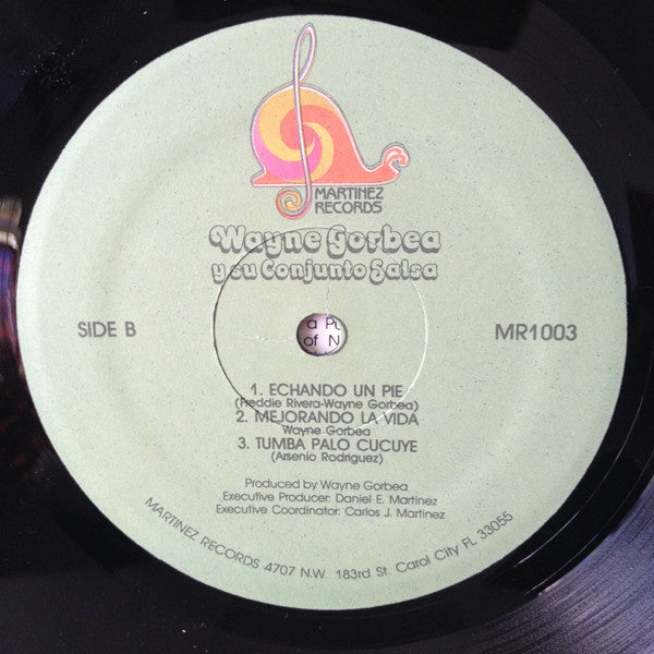Wayne Gorbea Y Su Conjunto Salsa : El Condimento (LP, Album)
