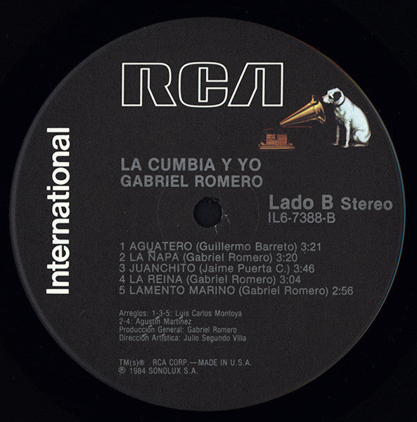 Gabriel Romero y su Orquesta : La Cumbia Y Yo (LP, Album)