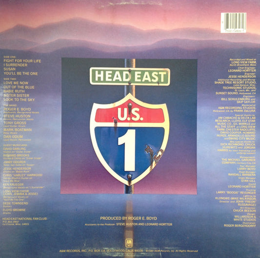 Head East : U.S. 1 (LP, Album, Ter)