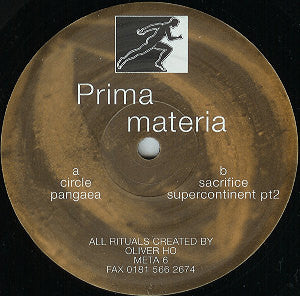 Oliver Ho - Prima Materia vinyl record, 2x12" (Very Good (VG)) | Lulo Records