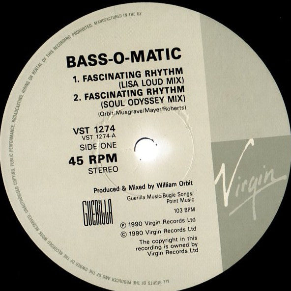 Bassomatic : Fascinating Rhythm (12")