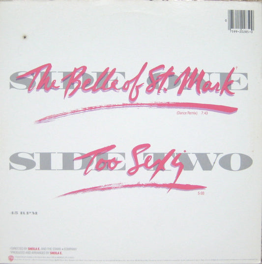 Sheila E. : The Belle Of St. Mark (12", Maxi)