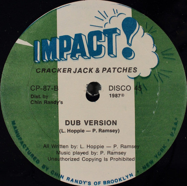 Cracker Jack (6) & Patches (3) : Bam-Bam (12")