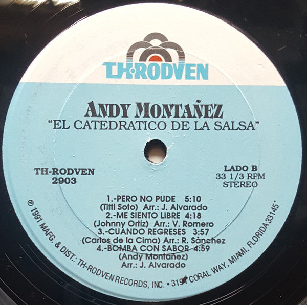 Andy Montañez : El Catedrático De La Salsa (LP, Album)