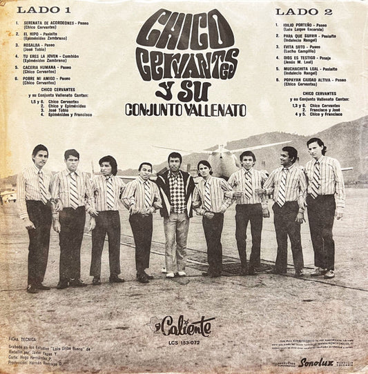 Chico Cervantes Y Sus Vallenatos : Serenata Vallenata (LP, Album)