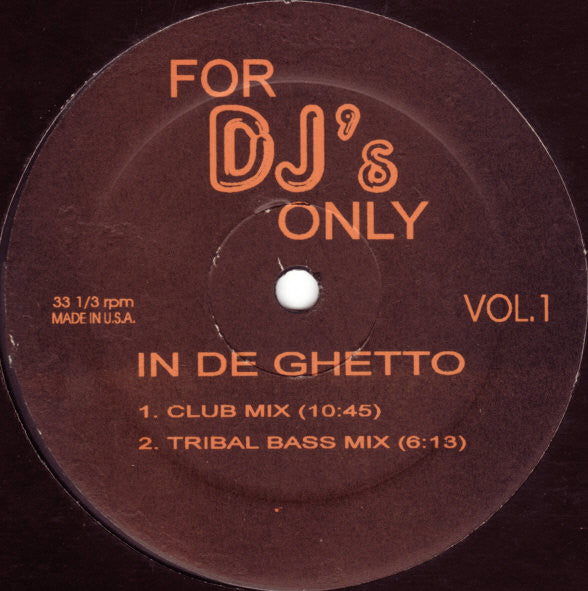 Various : For DJ's Only (Vol.1) (12", Unofficial)