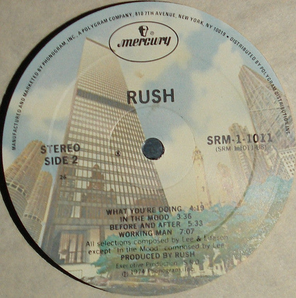 Rush : Rush (LP, Album, RE, PRC)