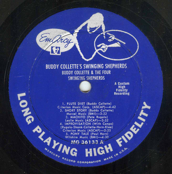 Buddy Collette And His Swinging Shepherds : Buddy Collette's Swinging Shepherds (LP, Album, Mono)
