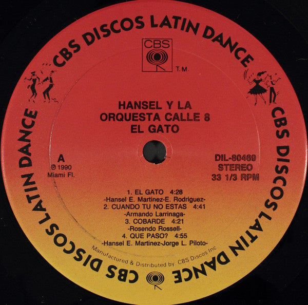 Hansel Martinez Y La Orquesta Calle Ocho : El Gato (LP)