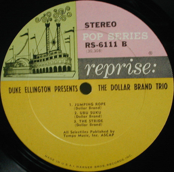 Duke Ellington Presents Dollar Brand Trio : Duke Ellington Presents The Dollar Brand Trio (LP, Album)