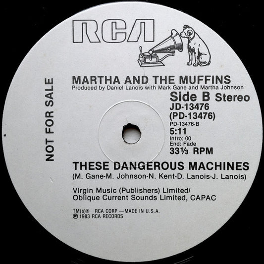 Martha And The Muffins - Danseparc (Every Day It's Tomorrow) vinyl record, 12" (Very Good Plus (VG+)) | Lulo Records